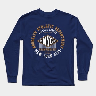 Brooklyn athletic departament Long Sleeve T-Shirt